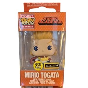 Funko × My Hero Academia MIRIO TOGATA Pocket POP Keychain, Multicolor.